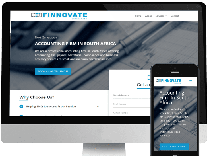 Finnovate Consulting Mockup